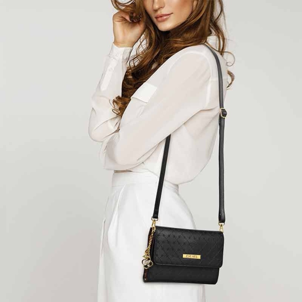 Jose Hess Black Wristlet with Gold Accents - Picture 6 of 13